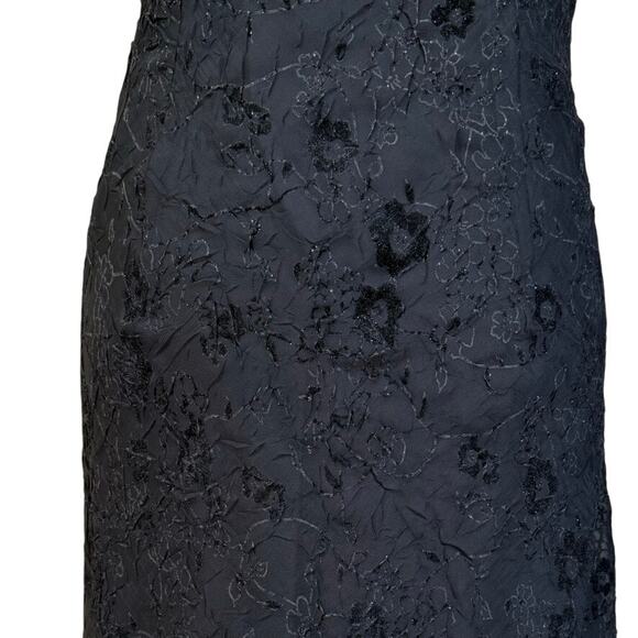 Vtg CDC Black Sheer 8 Dress Whimsigoth Dark Fairy Grunge Y2K Moody Dramatic - Picture 6 of 10